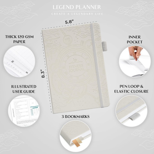 Legend - Diario De Ejercicios Para Entrenamiento En Casa, Gi