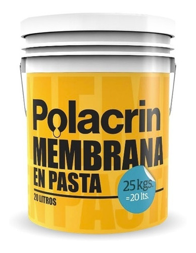 Polacrin Membrana En Pasta / Líquida X 20 Lts - Kromacolor 