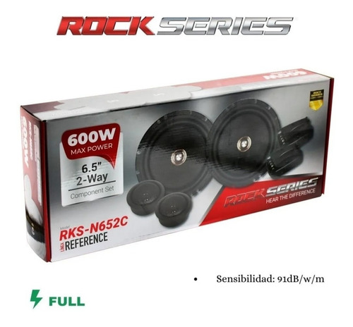 Set De Medios Rock Series Rks-n652c