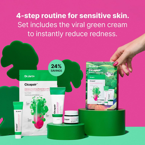 Kit de Cuidado de la Piel Dr.jart+ Cicapair para Rojeces