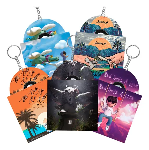 comprar 5 Llaveros Junior H Mini Cd Estuche Funda Album Music