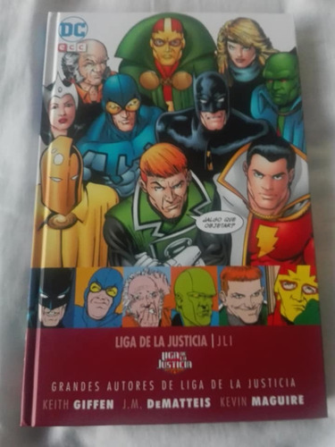 Liga De La Justicia Jli Giffen Ecc Dc Comic Tapa Dura Comic