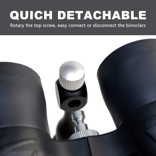 Adaptador De Trípode Binocular De Liberación Rápida De 1/4-2