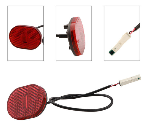 Luz Trasera For Patinete Eléctrico 4 Pro Mi4 Fender Tail L