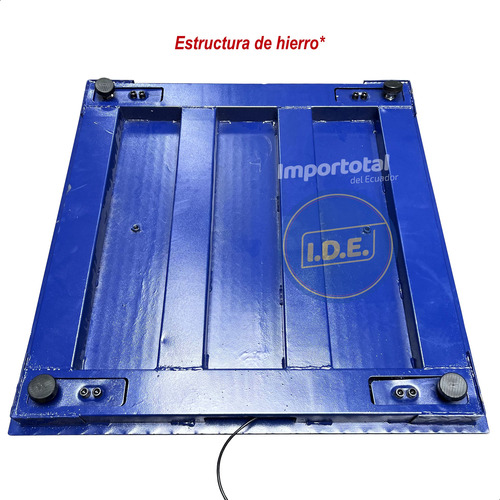 Balanza De Plataforma 1 M X 1 M / 3000 Kg Ó 6600 Lb / Jontex