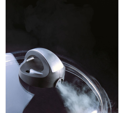 Tapa De Vidrio Ballarini Control De Vapor Inoxidable 26 Cm Color Transparente