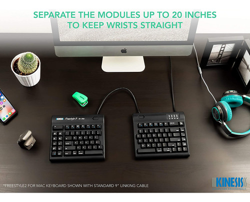 Teclado Ergonómico Separado Para Apple Mac | Kinesis Free...