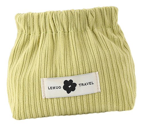 3 Mini Bolsa De Maquillaje, Monedero Sin Cremallera, Verde