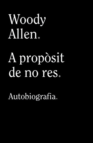 A Proposit De No Res (libro Original)