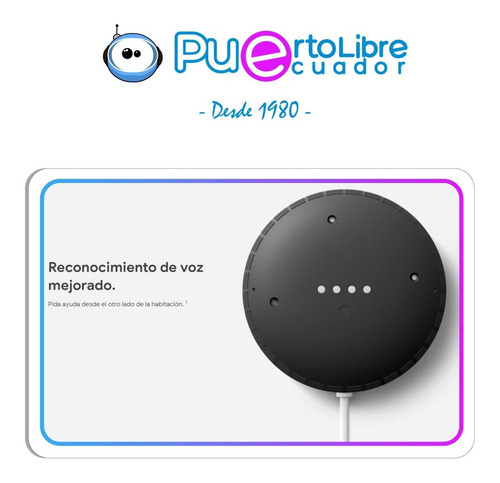 Google Home Nest Mini 2 Asistente Google Parlante Inteligent