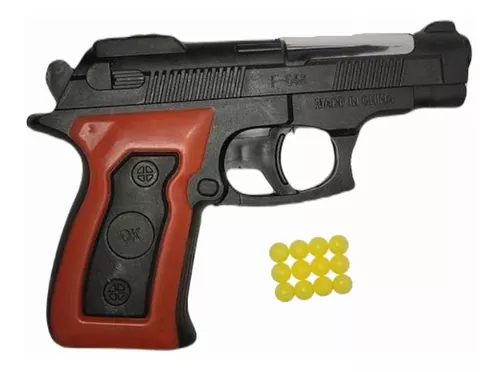 Pistola Balines Plástico Negra