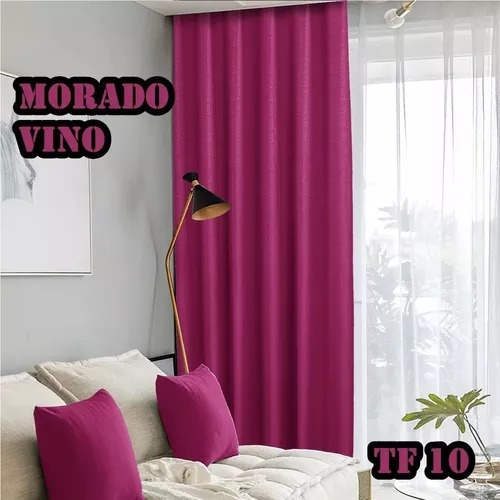 Cortinas Blackout 2 Paños Aislantes Termicas Engomadas