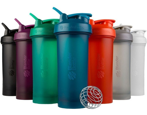 Imagen 2 de 6 de Vaso Shaker Batidor De Proteína Blender Botlle Classic 828ml
