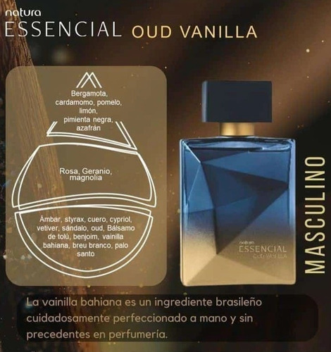 Essencial Oud Vainilla Edp Masculino 100ml