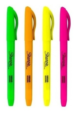 Caneta Marca Texto Sharpie Highlighter/surligneur 04 Cores
