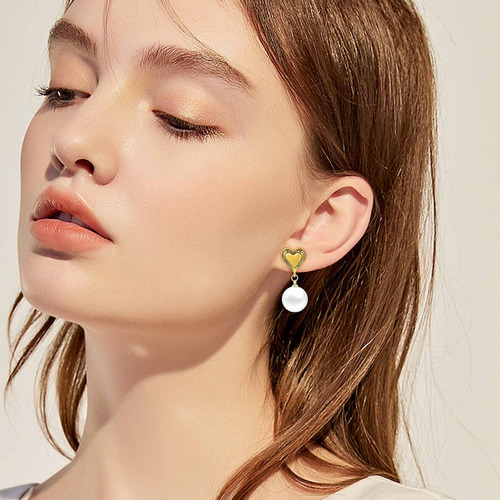 Aretes De Diamantes A La Moda Para Mujer, Adorno De Regalo