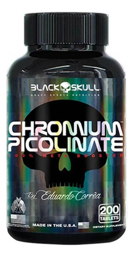 Chromium Picolinate 200tabs - Black Skull