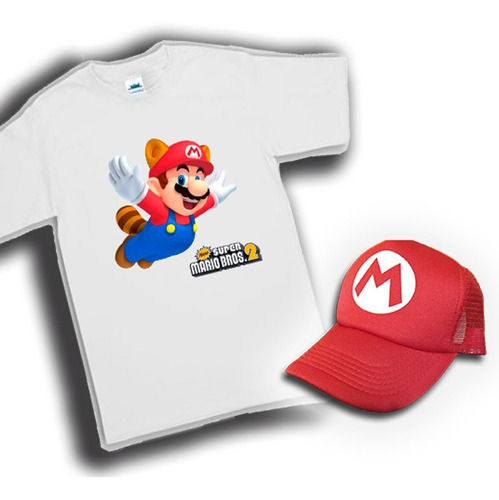 Combo Mario (playera Y Gorra)