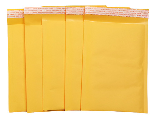 25pcs Kraft Burbuja Envolvente Acolchado Correo Envío Bolsa 