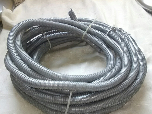 9,20 Mts. De Tubo Corrugado Metalico Flexible 3/4'' Semt.