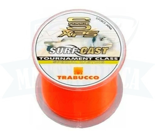 Linha Trabucco Xps Surf Cast 300m Mono Laranja 0,25mm