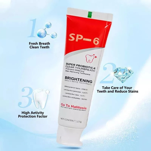Pasta Clareadora Dental Cc Sp-6 Fresh Breath, 2 Unidades