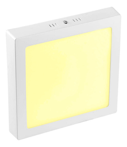 Panel Led 18w Cuadrado Sobreponer Slim