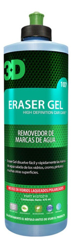 3d Eraser Gel Removedor De Marcas De Agua 500 Ml