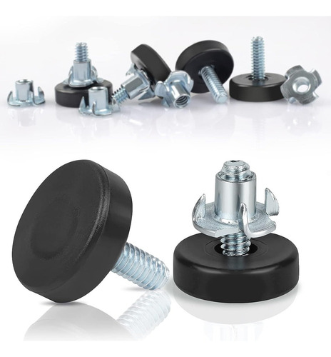Patas Ajustables Para Muebles, 24 Unidades, Roscadas Y Atorn