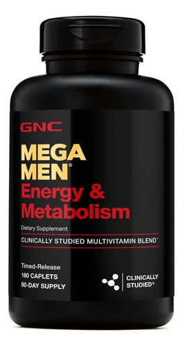 Gnc Mega Men Energia Y Metabolismo Multivitaminico