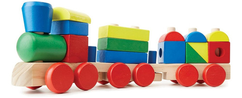 Tren Para Apilar Melissa And Doug Didactico Color Multicolor