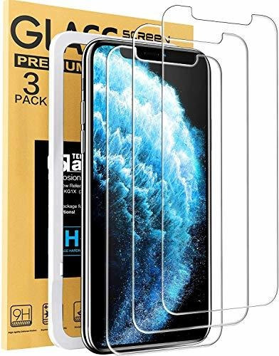 Pantalla Para iPhone 11 Pro Xs Vidrio Templado 5,8 3 Unidad