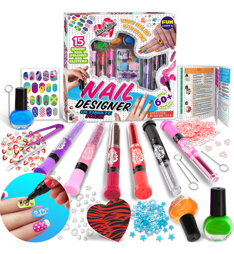 Funkidz - Kit De Esmalte De Uñas Para Niñas De 8 A 12 Añ.