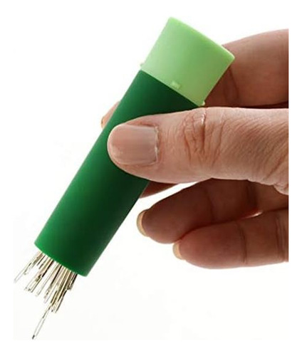 Dritz 803 Twist N Select Almacenamiento De Agujas, Verde