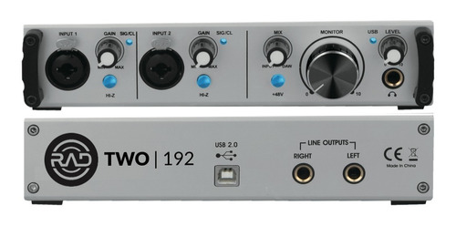 Imagem 1 de 2 de Interface De Audio  Rad Two 192 N/ Umc 