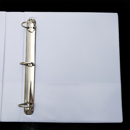 Imagen 2 de 3 de 6 Carpeta A4 Blanca Tipo Clingsor Cubierta 3 Anillos Lomo 65