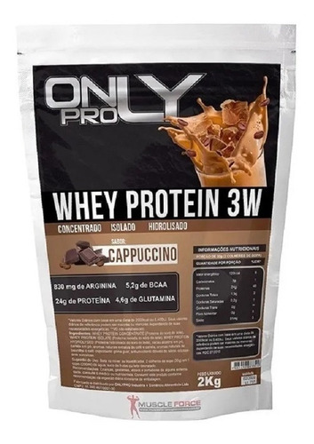 Whey Protein 2kg  Isolado Hidrolisado Capuccino
