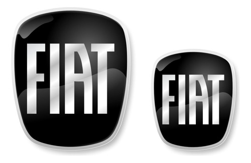 Adesivo Emblema Black Fiat Dianteiro Traseiro Freemont