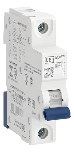 Minidisjuntor Weg Unipolar 32a Curva C Mdwp-c32