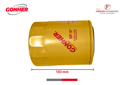 Filtro Aceite Para Nissan Tsubame 1.6 L4 2001 2002 2003 2004
