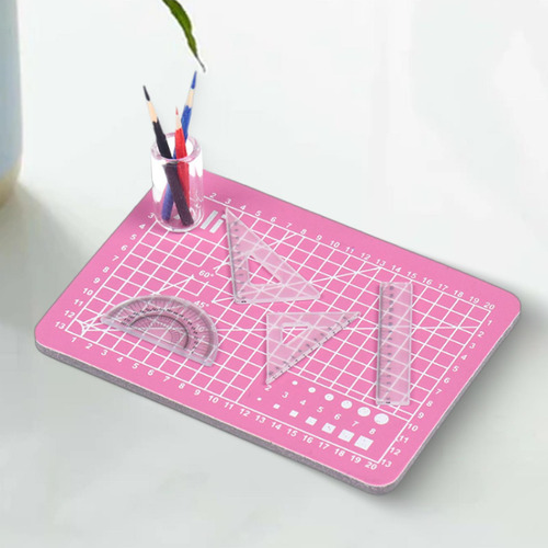 Reglas En Miniatura Para Casa De Muñecas A Escala Rosa