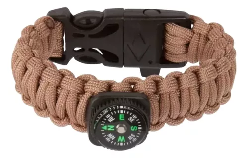 Pulsera Supervivencia Brújula Pedernal Importadas Camping