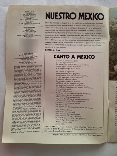 Presencia En El Mundo - 3 Partes / Nuestro México - Revista (Usado)