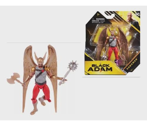 Boneco Hawkman - Black Adam - Adão Negro - Sunny