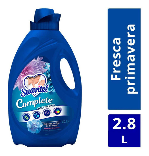 Suavizante De Telas Suavitel Complete Fresca Primavera 2.8l