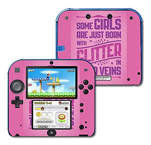 Mightyskins Skin Compatible Con Nintendo 2ds - Glitter Girl.