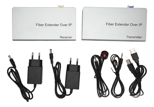 Extensor De Fibra Kvm De Interfaz Multimedia Hd Sobre Cable