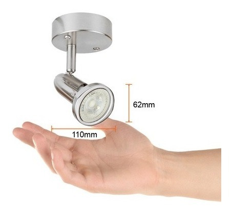 Imagen 4 de 4 de Luminaria Canope Sencilla 6w Tecnolite 60lvc601mvs
