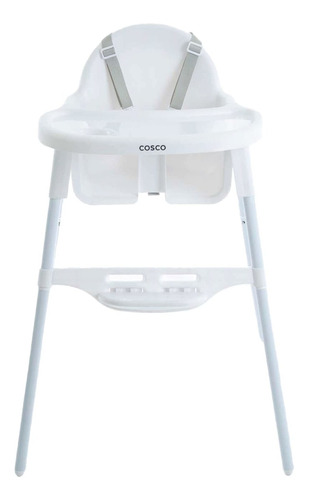 Cosco Silla Alta Cook Blanca, Blanca, Paquete De 1 Count