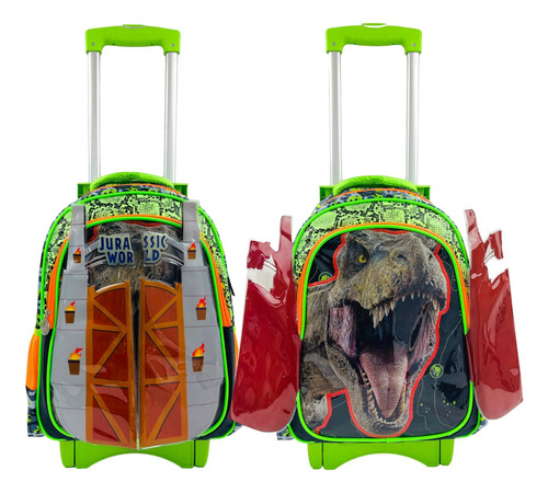 Mochila De Carrito Jurassic World, Dinosario, T Rex Primaria